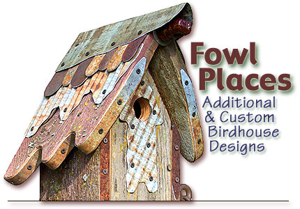 Additional and Custom Birdhouse Designs by Fowl Places